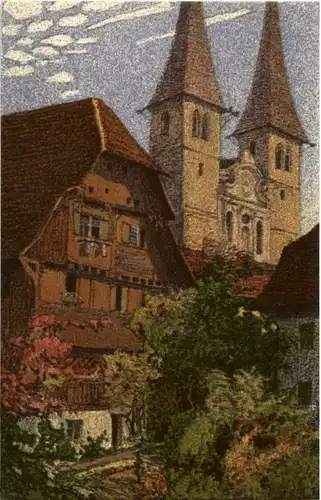 Luzern - Künstlerkarte Ernst E. Schlatter -141452