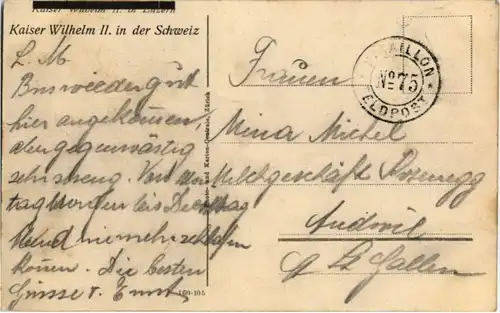 Luzern - Kaiser Wilhelm II in der Schweiz -140760