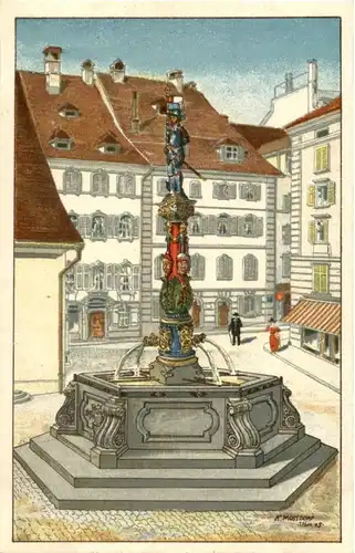 Luzern - Künstlerkarte K. Mossdorf -141500