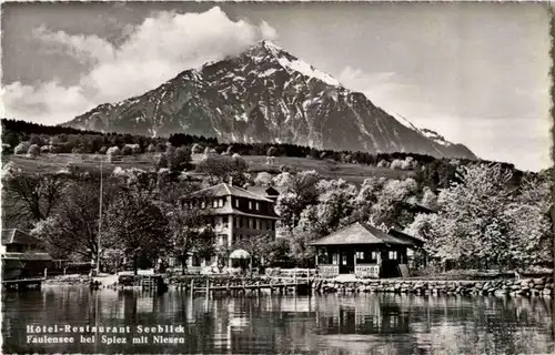 Faulensee bei Spiez - Hotel Restaurant Seeblick -141996