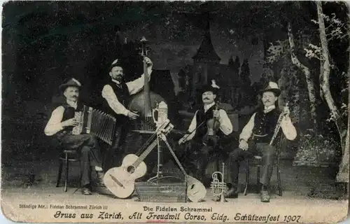 Zürich - Alt Freudwil Corso - Eidg. Schützenfest 1907 -143002