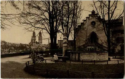 Zürich - Auf dem Lindenhof -142866