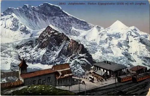 Jungfraubahn - Station Eigergletscher -142278