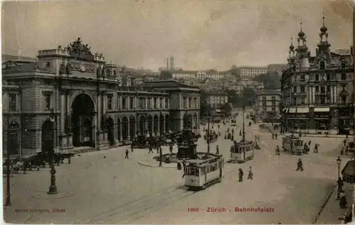 Zürich - Bahnhofplatz -143268