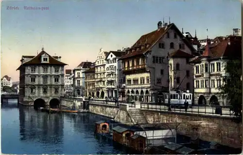 Zürich - Rathausquai -143262