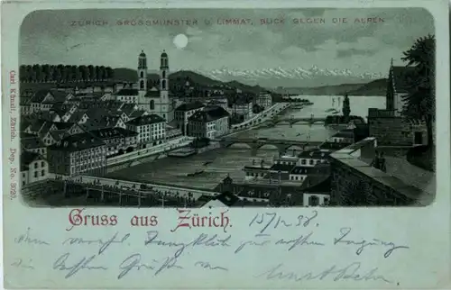 Gruss aus Zürich - Litho -143306