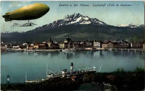 Luzern - Luftschiff Ville de Lucerne -141272