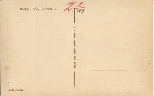 Zürich - Theaterstrasse -143034
