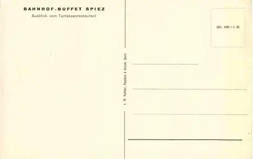 Spiez - Bahnhof Buffet -142638