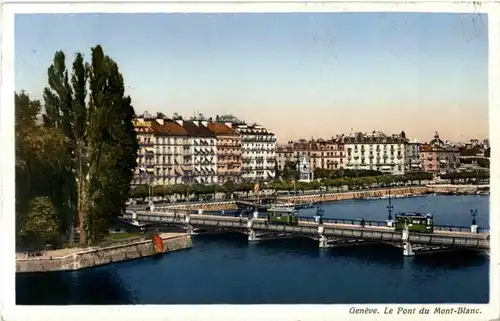 Geneve - Le Pont du Mont Blanc -143096