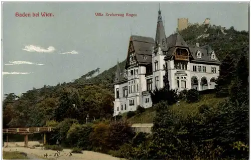 Baden bei Wien - Villa Erzherzog Eugen -7316