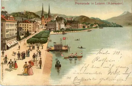 Gruss aus Luzern - Litho -141668