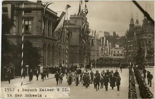 Zürich - Besuch Kaiser Wilhelm II -143514