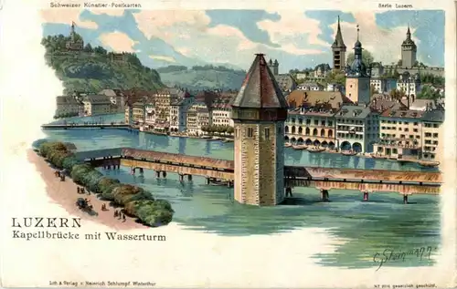 Gruss aus Luzern - Litho -141688