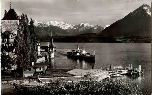 Oberhofen am Thunersee - Dampfschiff Ländlte -142492