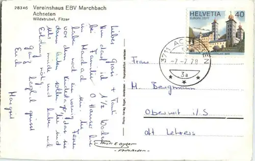 Achseten - Vereinshaus EBV Marchbach -141822