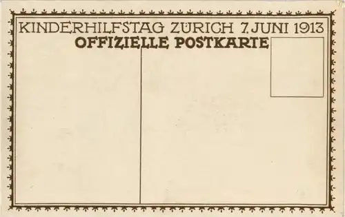 Zürich - Kinderhilfstag 1913 -143540