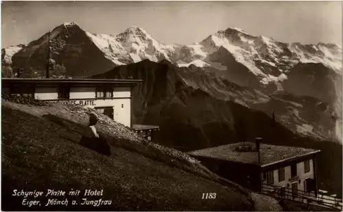 Schynige Platte mit Hotel -142592