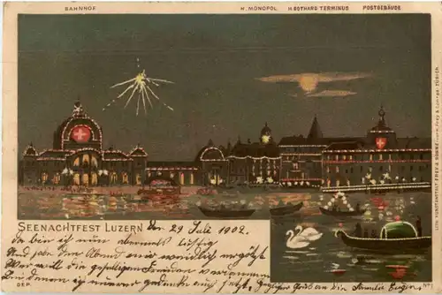 Luzern - Seenachtfest - Litho -140772