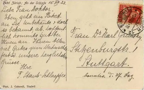 Zürich - An der Schipfe -142876