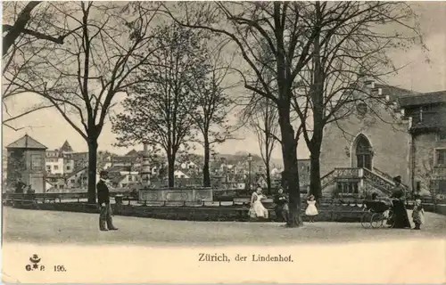 Zürich - der Lindenhof -142896