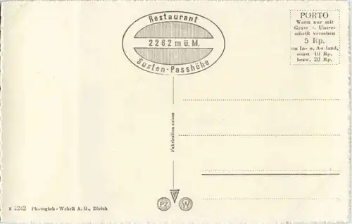 Sustenpass - Scheiteltunnel -144470