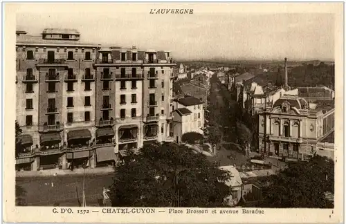 Chatelguyon - Place Brosson et avenue Baraduc -8106