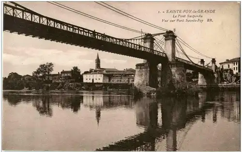 Sainte Foy la Grande - Le Pont Suspendu -8140