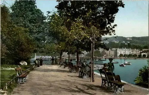 Zürich - Partie am Alpenquai -142926