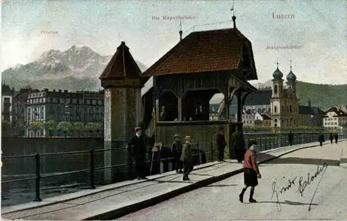 Luzern - Kapellbrücke -141144