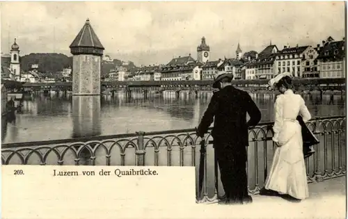 Luzern - von der Quaibrücke -141190
