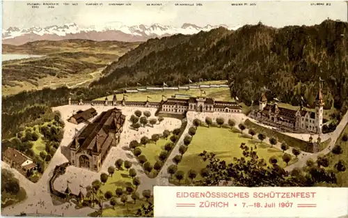 Zürich - Eidg. Schützenfest 1907 -143504