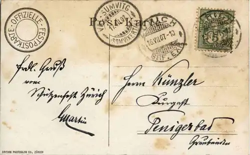 Zürich - Eidg. Schützenfest 1907 -143504