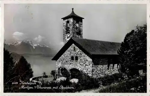 Kirche von Merligen am Thunersee -144294