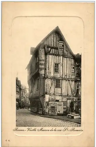 Rouen - Vielle Maison de la rue St. Romain -8458