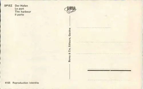 Spiez - Der Hafen -142640