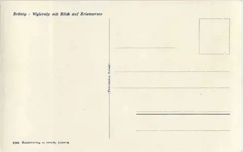 Brünig - Wyleralp -144684