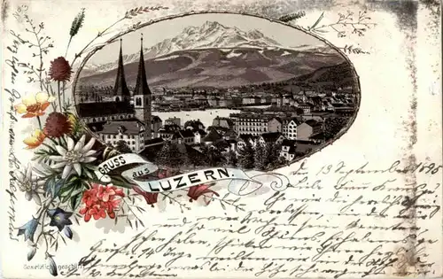 Gruss aus Luzern - Litho -141620