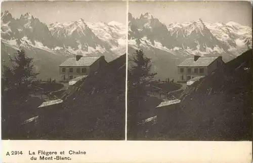 La Flegere et Chaine du Mont blanc - Stereokarte -144636