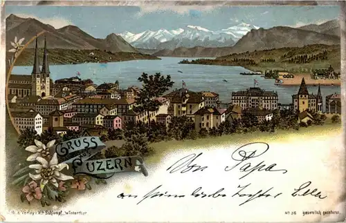 Gruss aus Luzern - Litho -141680