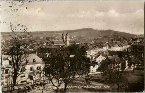 Winterthur - Blick vom neuen Schulhaus -143628