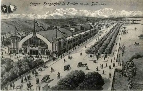 Zürich - Eidg. Sängerfest 1905 -143530