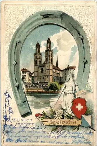 Zürich - Litho - Hufeisen -143702