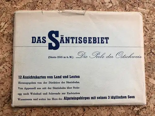 Säntisgebiet - 12 Ansichtskarten von Land und Leuten mit Umschlag -189390