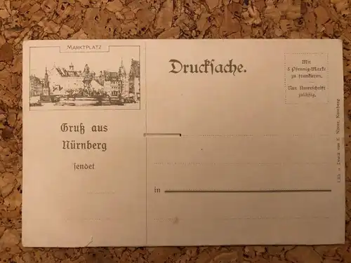 Gruss aus Nürnberg - mechanische Karte -189264