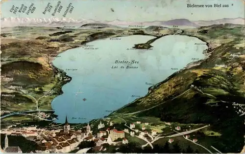 Bielersee von Biel aus -145500