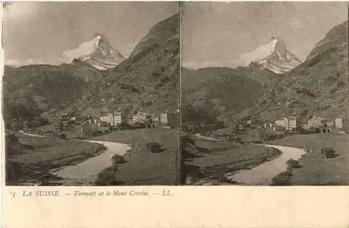 Zermatt - Stereokarte -144618