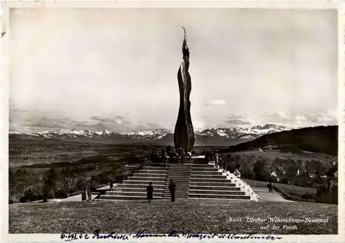 Zürich - Wehrmänner Denkmal auf der Forch -143800