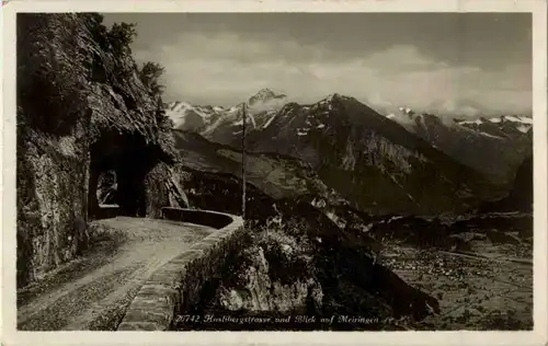 Haslibergstrasse und Blick auf Meiringen -143936