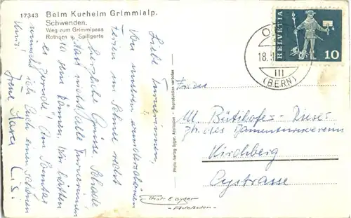 Kurheim Grimmialp - Schwenden - Diemtigtal -145096